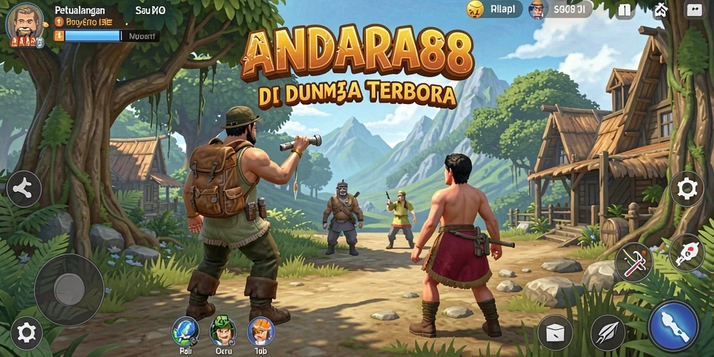 Tampilan gameplay ANDARA88 di dunia terbuka yang menakjubkan.