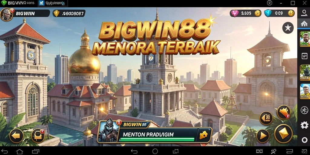 Tampilan gameplay menarik dari BIGWIN88 dalam Tower Defense.