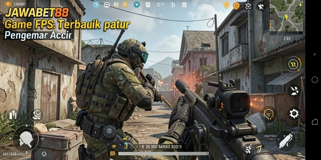 Tampilan gameplay JAWABET88 yang menegangkan dan intens.