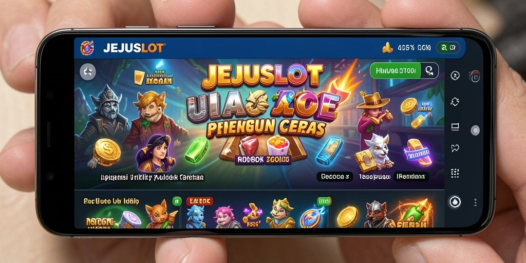 Tampilan utama JEJUSLOT dengan fitur-fitur canggih