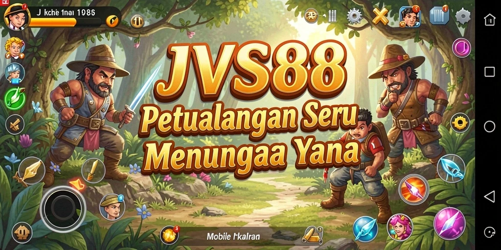 Tampilan gameplay JVS88 dengan aksi petualangan yang mendebarkan.