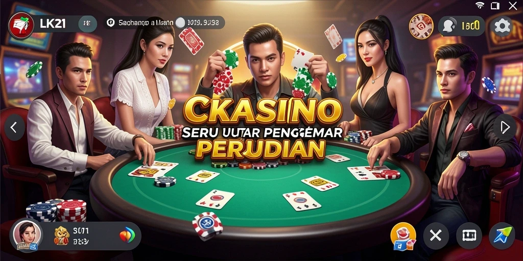 Tampilan menarik dari gameplay Kasino LK21.