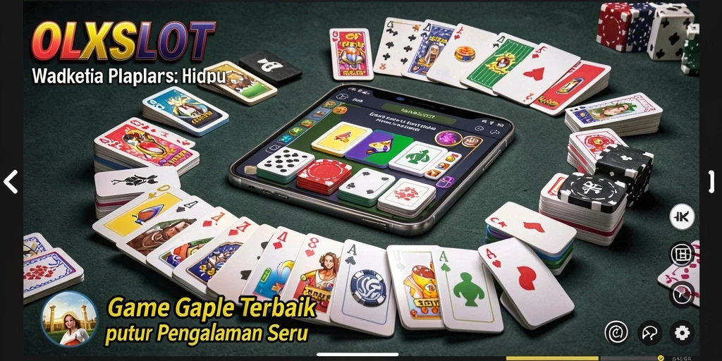 Screenshot dari gameplay OLXSLOT menampilkan keseruan bermain Gaple.