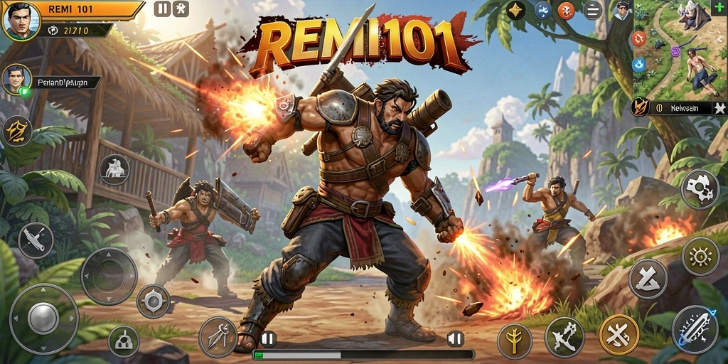 Tampilan permainan ARPG yang mendebarkan dan grafis yang memukau.