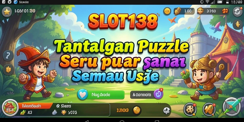 Screenshot dari gameplay seru dan tantangan Puzzle di SLOT138.